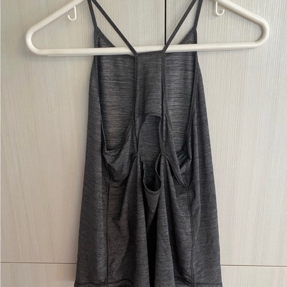 LULULEMON grey tank with back detail - Picture 3 of 4
